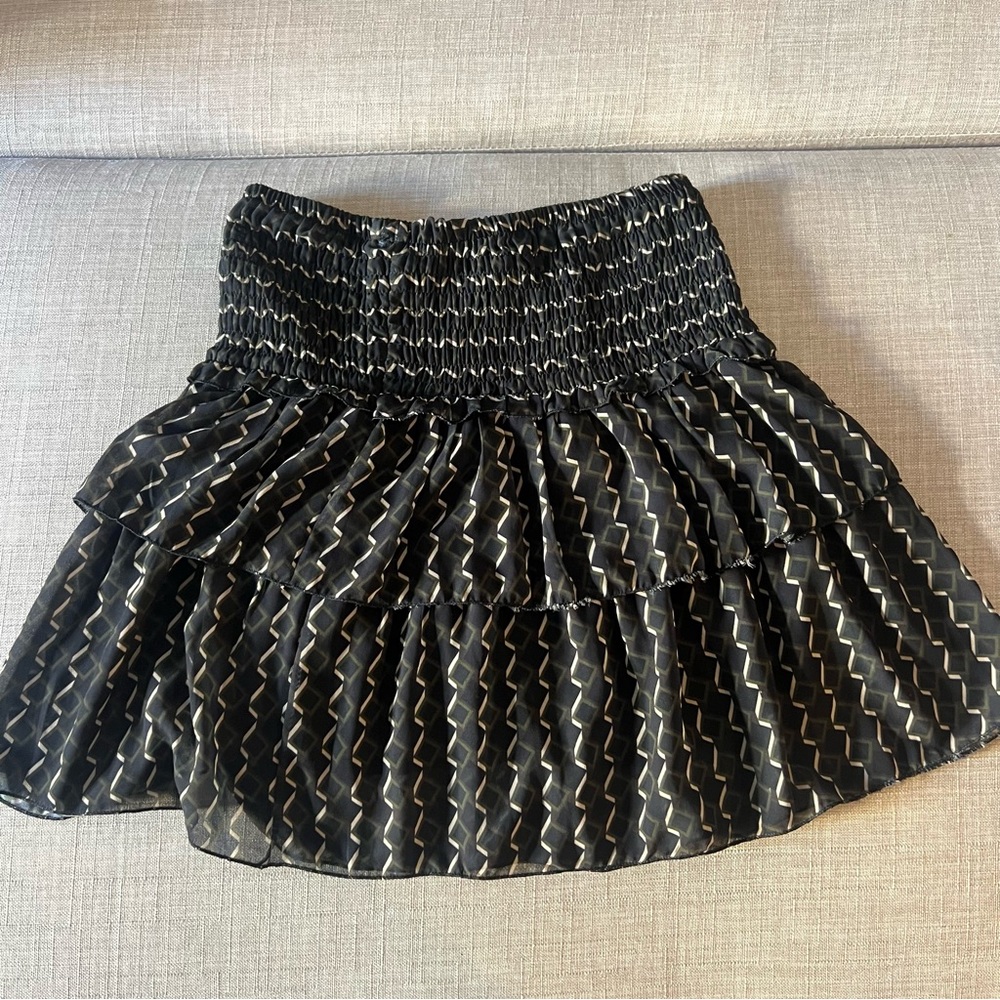 Italian Ruffled Mini Skirt